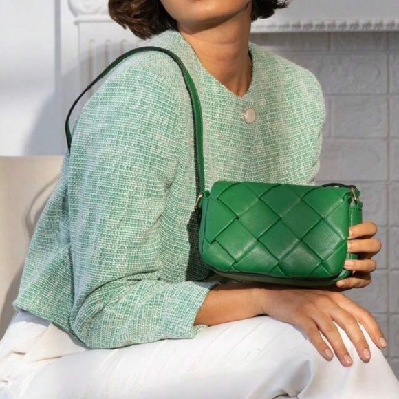 Vegan Leather Small Adjustable Strap Crossbody Bag - Picture 1 of 4